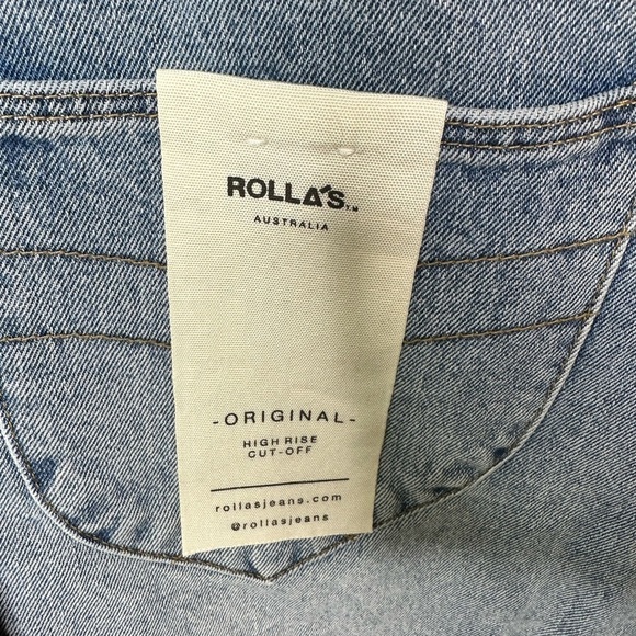 NWT Rolla’s Original Shortalls High Rise Cut-Offs Multiple Sizes - Picture 7 of 9